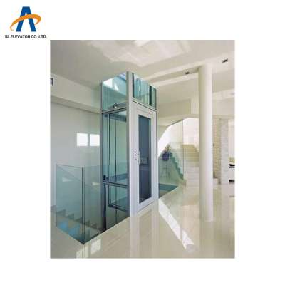 CE ISO approved 320KG 400KG Luxury home residential lift small elevators for homes