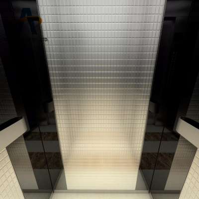 3m/s High Building VVVF or PLC Mirror etching passenger elevators for sale