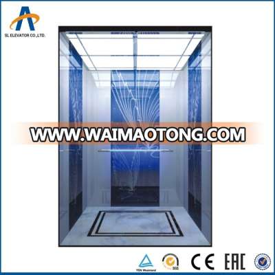 1000kg 13 person Hot selling FUJI AC Type VVVF Machine roomless low noise and stable running passenger elevator and lift